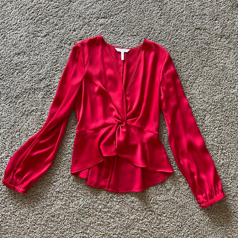 BCBG blouse. Low cut in front.